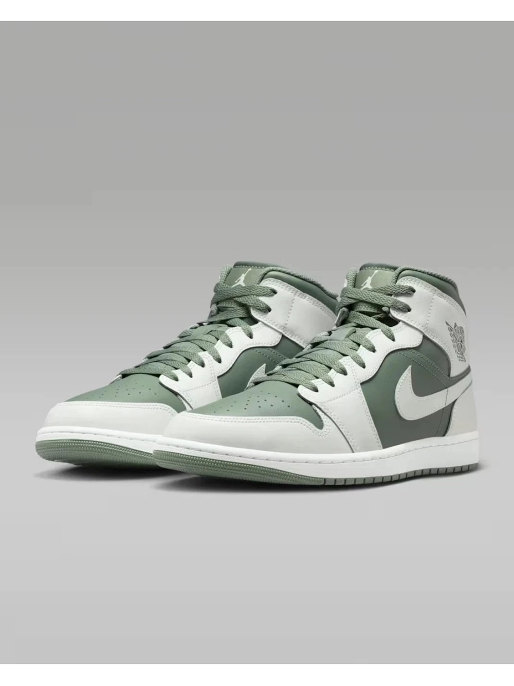 Nike Air Jordan 1 Mid Men's Sizes Summit White/Vintage DQ8426 107 Fast Ship